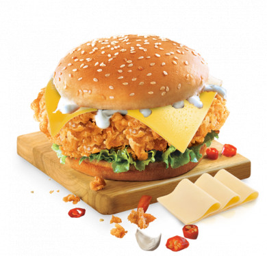 Zinger-Burger Mit Käse