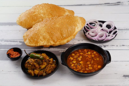 Cheese Paneer Chhole Bhature