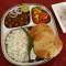 Paneer Chole Jeera Rice Bhature (2Pcs)