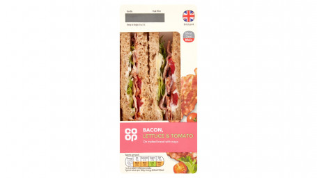 Co Op Bacon, Salat-Tomaten-Sandwich