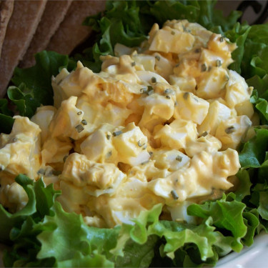 Mayonnaise Cheese Boil Egg Salad