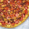 Große Bbq-Fleischfest-Pizza