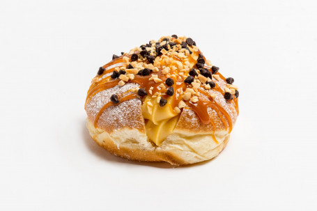 Snickers Custard Donut