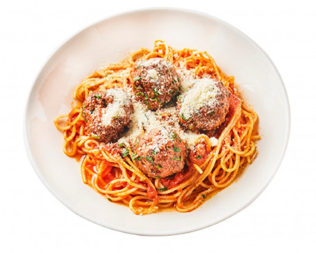 Entree Pasta And Meatballs