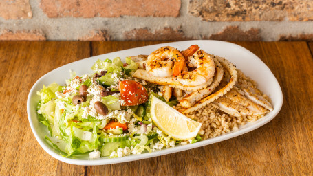 Grilled Seafood And Salad