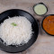 Rajma 300Ml Steam Rice 450Ml Mint Chutney Onion Salad