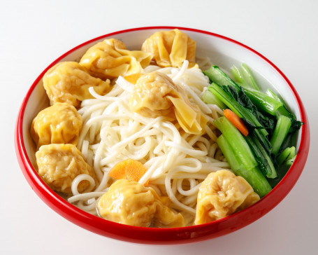 Chicken And Prawn Wonton In Noodle Soup