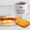 Combo Chef-D’oeuf Mit Speck Auf Muffin Englisch English Muffin Bacon Egger Combo