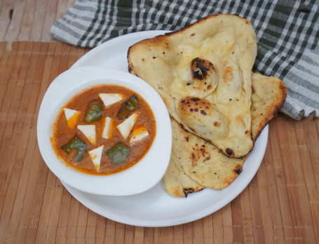 Kadhai Paneer 2 Plain Naan