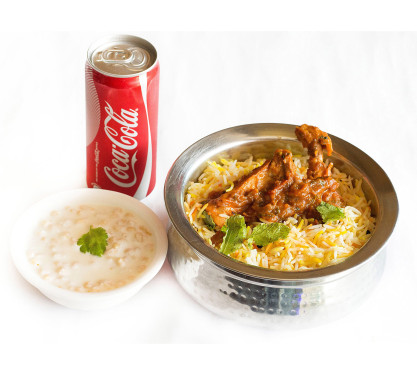 Chicken Biryani (3Pcs) Coke (300Ml)