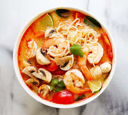 Thai Style Ramen Bowl Shrimp