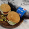 2 Chicken Burger With 750 Ml Pespi Or Dew