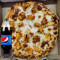 1 Paneer Tikka Pizza With 300 Ml Pepsi Or Dew