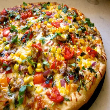 Tomato And Sweet Corn Pizza [7 Inches]