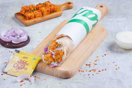 Cheese Melt Paneer Wrap (Cheesy)