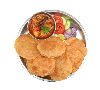 Aloo Gravy With 6 Puri