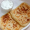 2 Plain Ajjwain Parantha Curd Achar