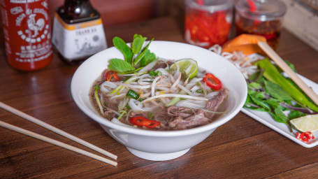 Beef Brisket Pho Noodle Soup (Gf