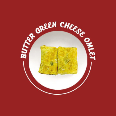 Butter Green Cheese Omelette