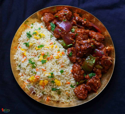 Chicken Manchurian (4 Pcs) Chicken Noodles