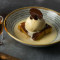 Old Monk Rum Pudding With Vanilla Custard