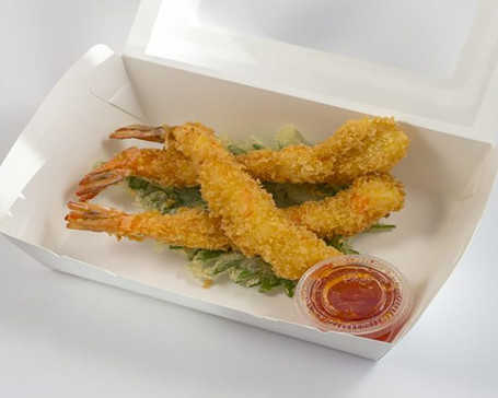 Panko Crusted Prawns (C) (Gluten) (E