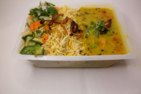 Yellow Dal Rice Bowl