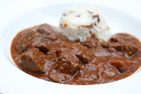 Venison Hunter Curry, Pulao Rice