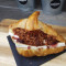 Crispy Bacon, Brie Cranberry Filled Croissant