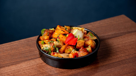 Chilli Garlic Paneer (Spicy) (J