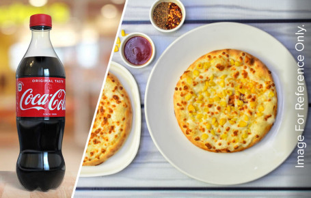 7 Single Delight Pizza 7 Veggie Pizza Coke 750 Ml Pet