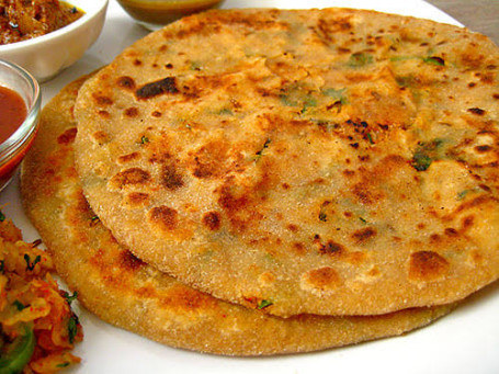 Aloo Pyaz Paratha [2 Pieces]With Achar