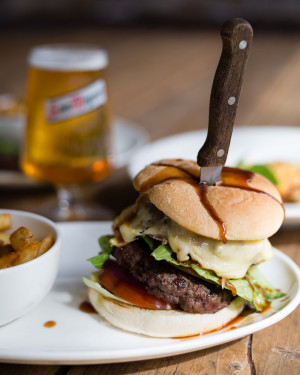 Classic Burger And Chips