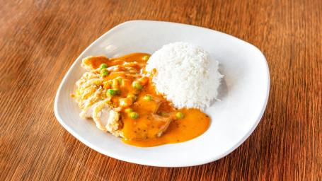 Spicy Butter Chicken Chop With Rice