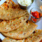 Aloo Pyaz Paratha 2 With Raita