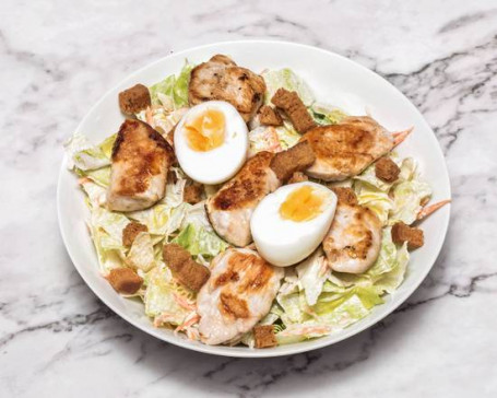 Chicken Caesar Salad With Egg