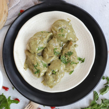 Mint N Cheesy Gravy Veg Momos