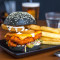 Buffalo Chicken Burger Mit Pommes