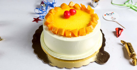 Mango Blossom Eggless Cake