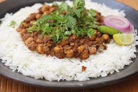 Chhole (250 Ml) Rice (Half)