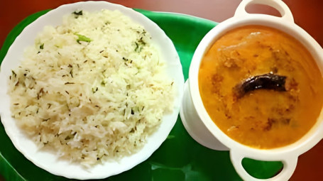 Half Dal Fry/ Tadka Half Rice