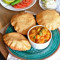 Bedmi Poori 4 Pcs) Aloo Bhaji Must Try)