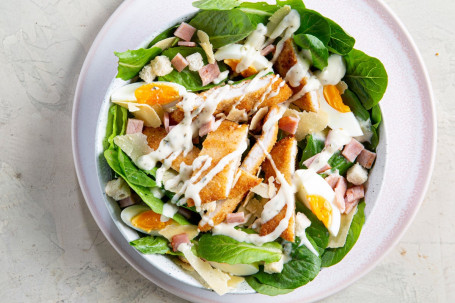 Caesar Salad Mit Schnitzel