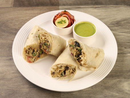 Spl.veg Chicken Masala Tikka Roll[Two Rolls]