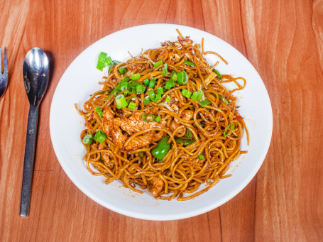 Chicken Szechuan Pan Fried Noodle Bowl