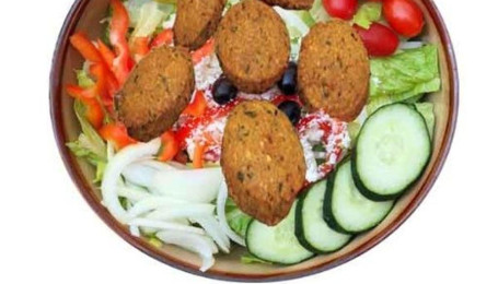 Greek Salad W/ Falafel