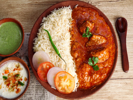 Chicken Curry Chawal (Serves 1-2)