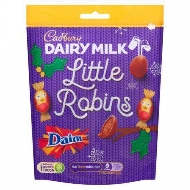 Cadbury Dairy Milk Daim Little Robins Bag