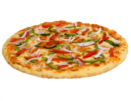 Capsicum Tomato Onion Pizza