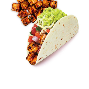 Barbeque Paneer Tacos (1 Pc)